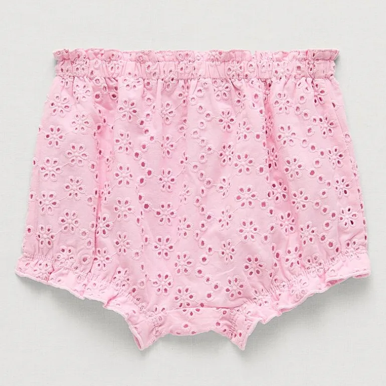 Okie Dokie Eyelet Baby Girls Pull-On Short