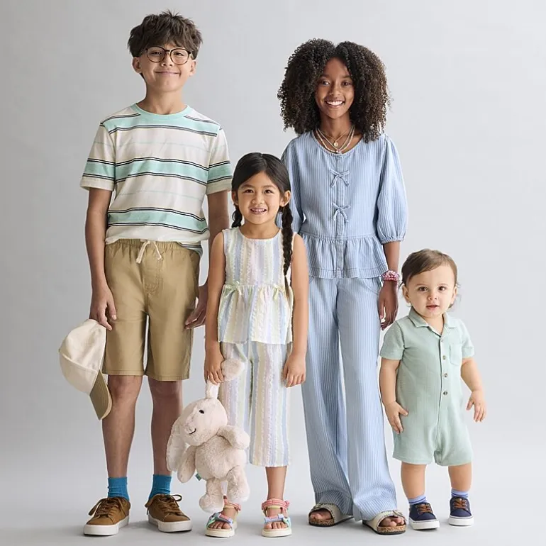 Okie Dokie Seersucker Toddler & Little Girls 2-pc. Pant Set