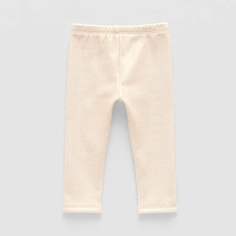 Okie Dokie Shimmer Baby Girls Fleece Skinny Full Length Leggings