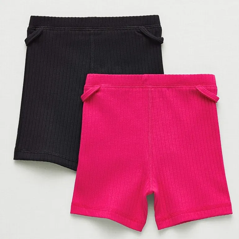 Okie Dokie Toddler Girls 3" Adaptive Easy-on + Easy-off 2-pc. Bike Short