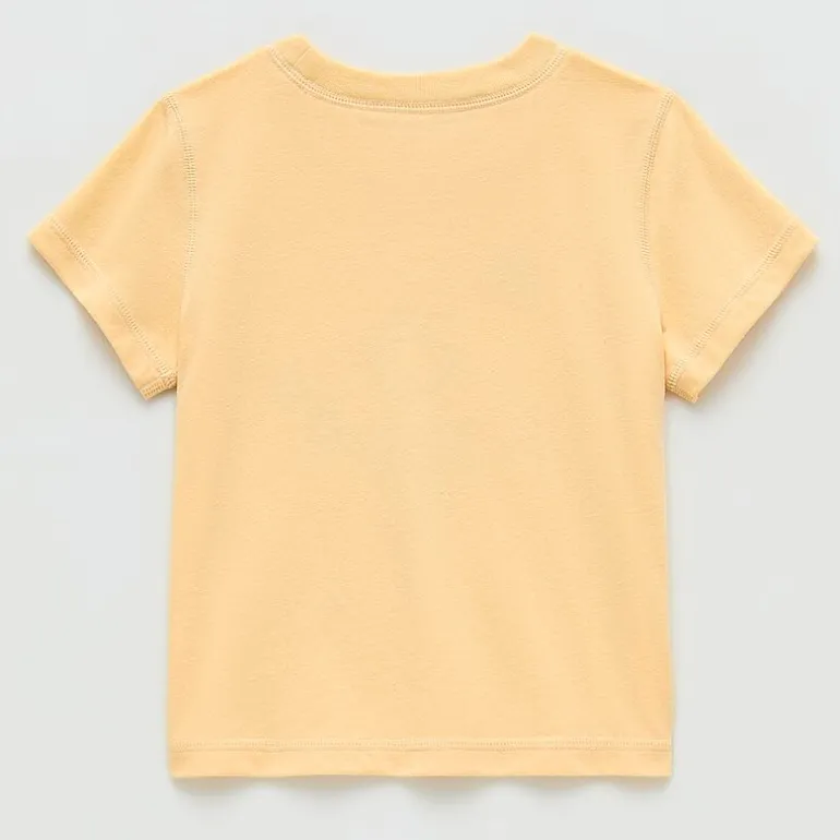 Okie Dokie Toddler Girls Easy-on + Easy-off Sensory Friendly Round Neck Short Sleeve Adaptive Regular Fit Graphic T-Shirt