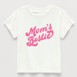 Okie Dokie Toddler Girls Easy-on + Easy-off Sensory Friendly Round Neck Short Sleeve Adaptive Regular Fit Graphic T-Shirt