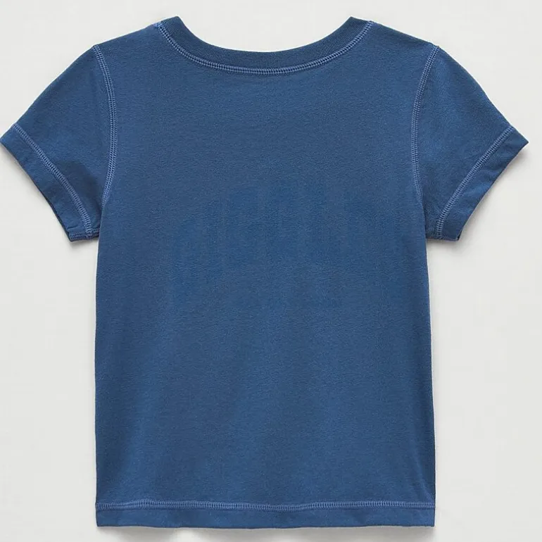 Okie Dokie Toddler Girls Easy-on + Easy-off Sensory Friendly Round Neck Short Sleeve Adaptive Regular Fit Graphic T-Shirt