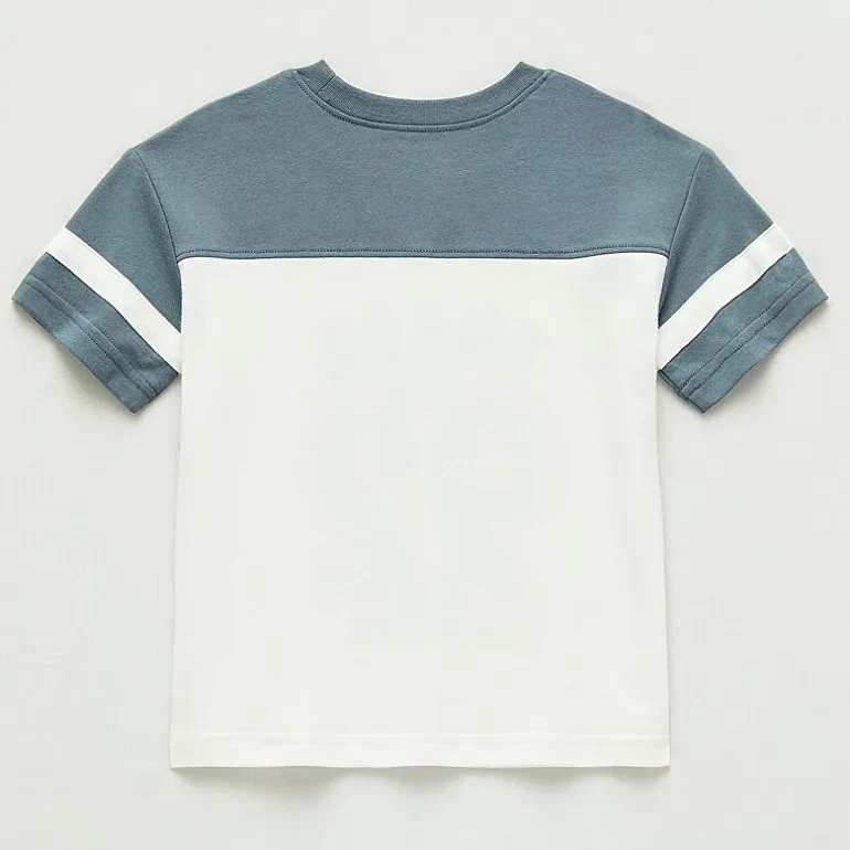 Okie Dokie Toddler & Little Boys Round Neck Short Sleeve Relaxed Fit Graphic T-Shirt