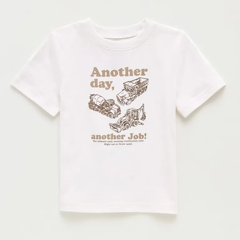Okie Dokie Toddler & Little Boys Crew Neck Short Sleeve T-Shirt