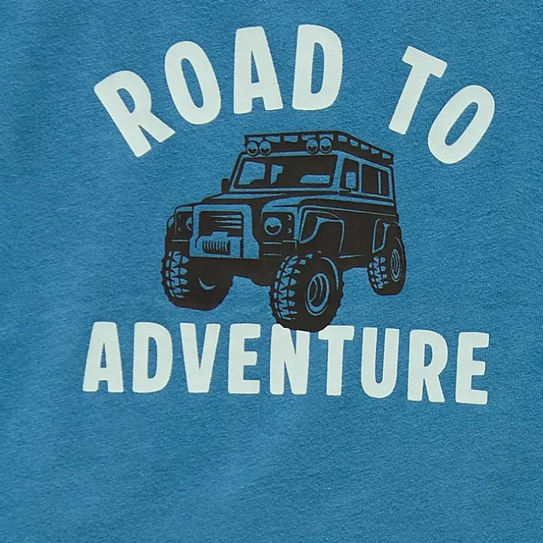 Okie Dokie Toddler & Little Boys Crew Neck Short Sleeve T-Shirt