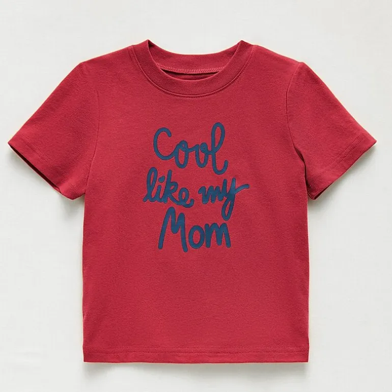 Okie Dokie Toddler & Little Boys Crew Neck Short Sleeve T-Shirt