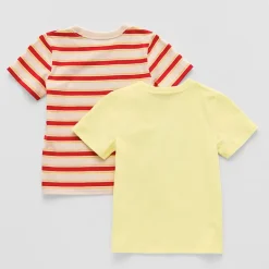 Okie Dokie Toddler & Little Boys Crew Neck Short Sleeve Regular Fit 2-pc. Graphic T-Shirt