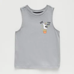 Okie Dokie Toddler & Little Boys Round Neck Sleeveless Tank Top