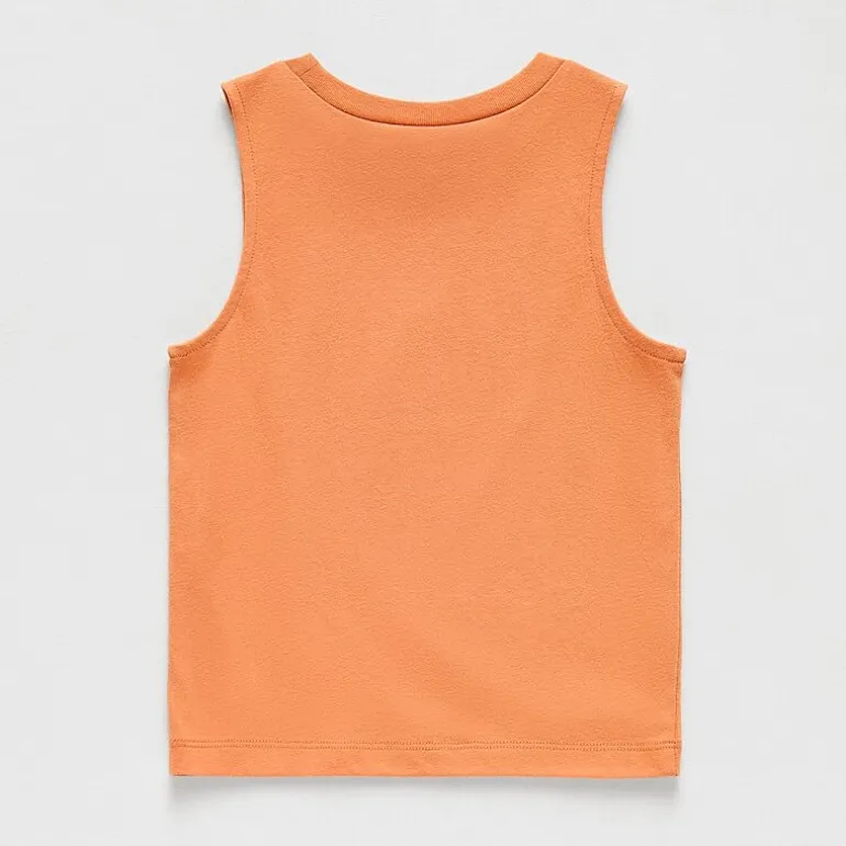 Okie Dokie Toddler & Little Boys Round Neck Sleeveless Tank Top