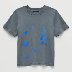 Okie Dokie Toddler & Little Boys Round Neck Short Sleeve Regular Fit Graphic T-Shirt