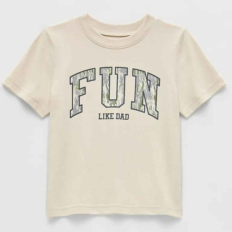Okie Dokie Toddler & Little Boys Round Neck Short Sleeve Regular Fit Graphic T-Shirt