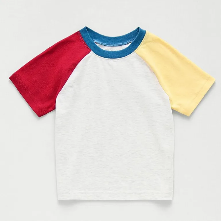 Okie Dokie Toddler & Little Boys Round Neck Short Sleeve T-Shirt