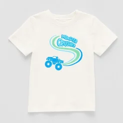 Okie Dokie Toddler & Little Boys Crew Neck Short Sleeve Regular Fit Graphic T-Shirt