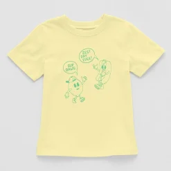 Okie Dokie Toddler & Little Boys Crew Neck Short Sleeve Regular Fit Graphic T-Shirt