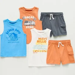 Okie Dokie Toddler & Little Boys 5-pc. Short Set