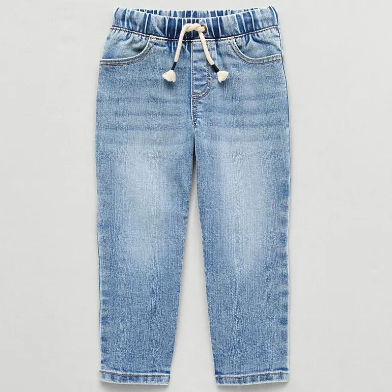 Okie Dokie Toddler & Little Boys Stretch Fabric Straight Leg Jean