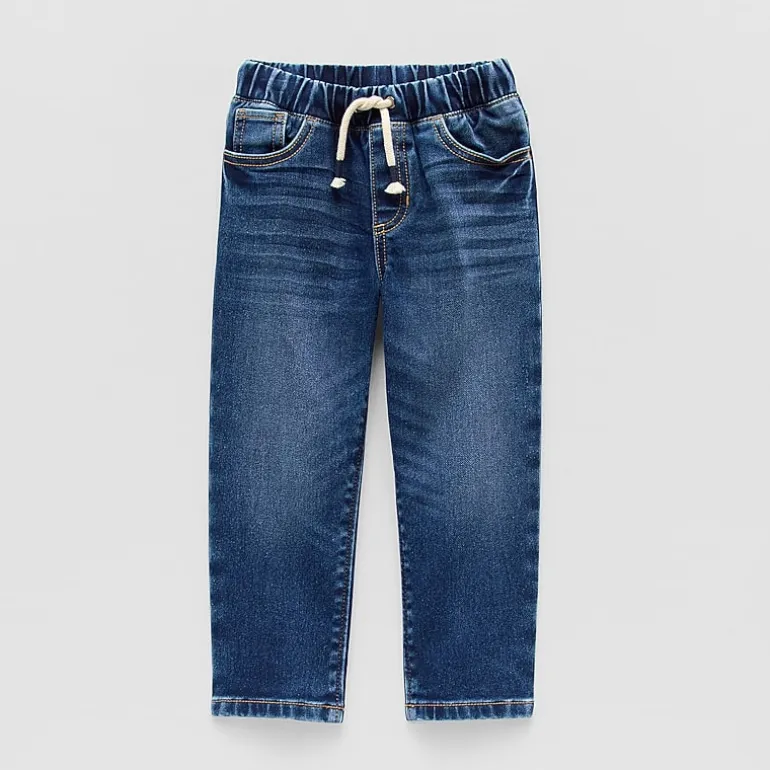 Okie Dokie Toddler & Little Boys Stretch Fabric Straight Leg Jean