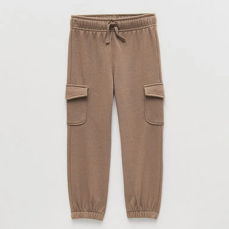Okie Dokie Toddler & Little Boys Cinched Regular Fit French Terry Pull-On Pant