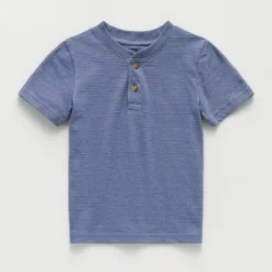 Okie Dokie Toddler & Little Boys Short Sleeve Regular Fit Henley Shirt