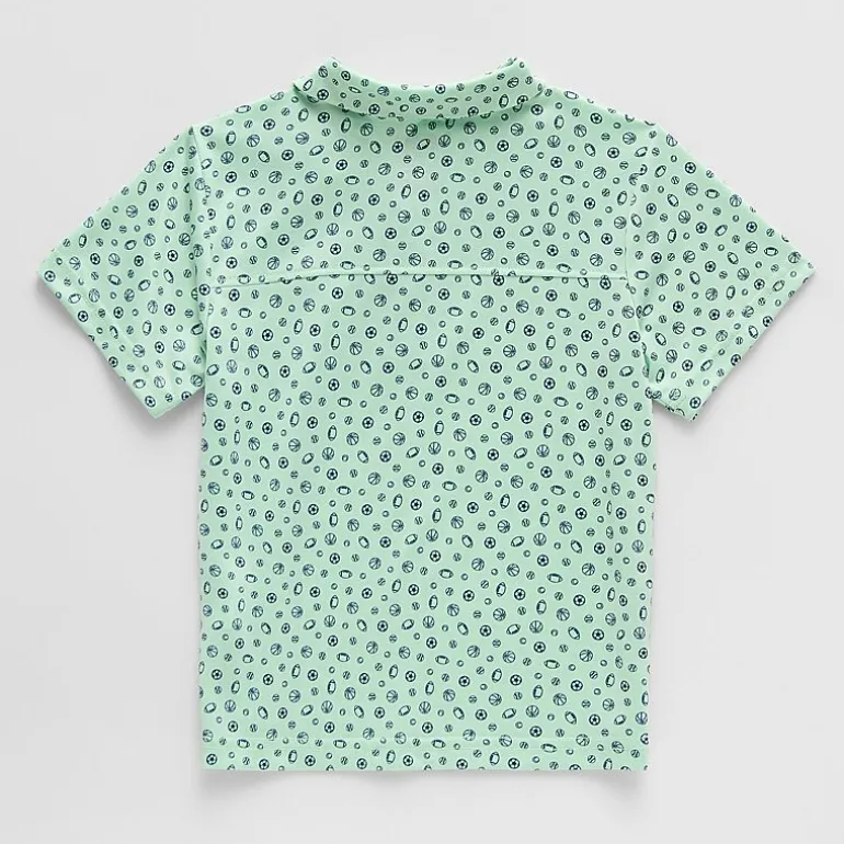 Okie Dokie Toddler & Little Boys Short Sleeve Regular Fit Moisture Wicking Polo Shirt