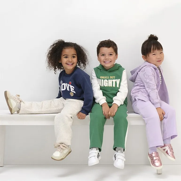 Okie Dokie Toddler & Little Girls Wide Leg Regular Fit Fleece Pull-On Pant
