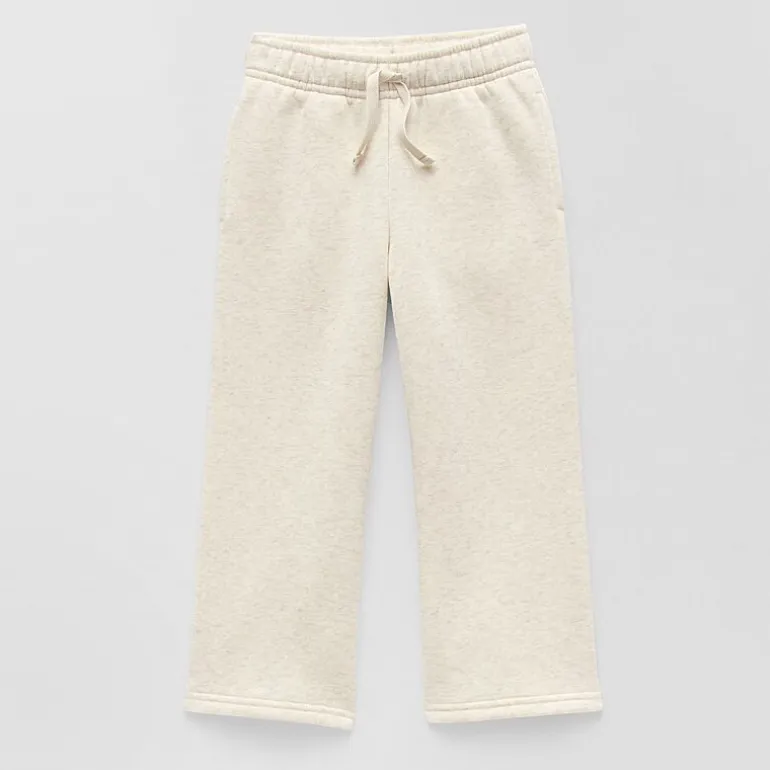 Okie Dokie Toddler & Little Girls Wide Leg Regular Fit Fleece Pull-On Pant
