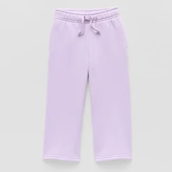 Okie Dokie Toddler & Little Girls Wide Leg Regular Fit Fleece Pull-On Pant
