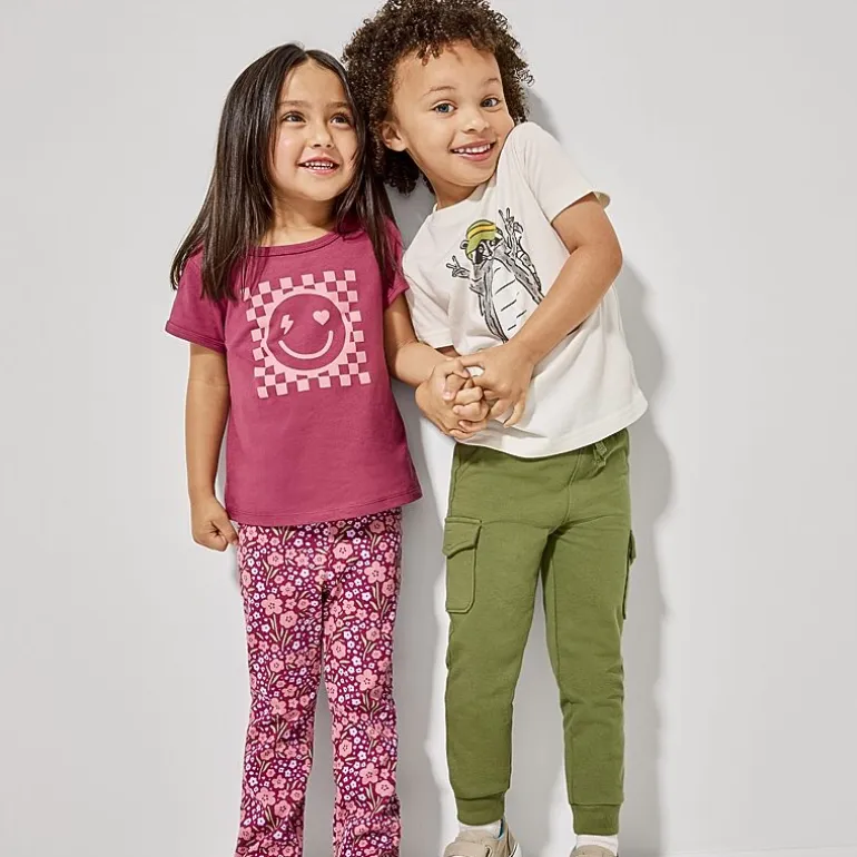 Okie Dokie Toddler & Little Girls Knit Full Length Leggings