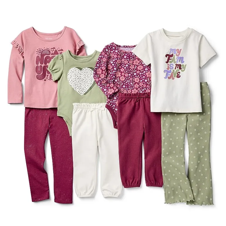 Okie Dokie Toddler & Little Girls Knit Full Length Leggings