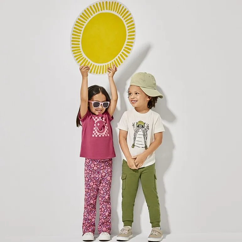 Okie Dokie Toddler & Little Girls Knit Full Length Leggings
