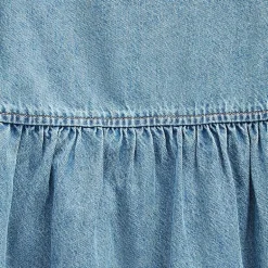 Okie Dokie Toddler & Little Girls Short Sleeve Cuffed A-Line Dress