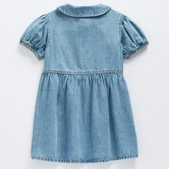Okie Dokie Toddler & Little Girls Short Sleeve Cuffed A-Line Dress