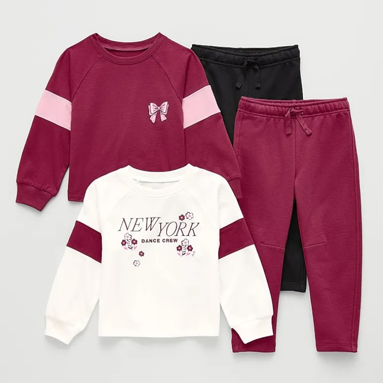 Okie Dokie Toddler & Little Girls 2-pc. Pant Set