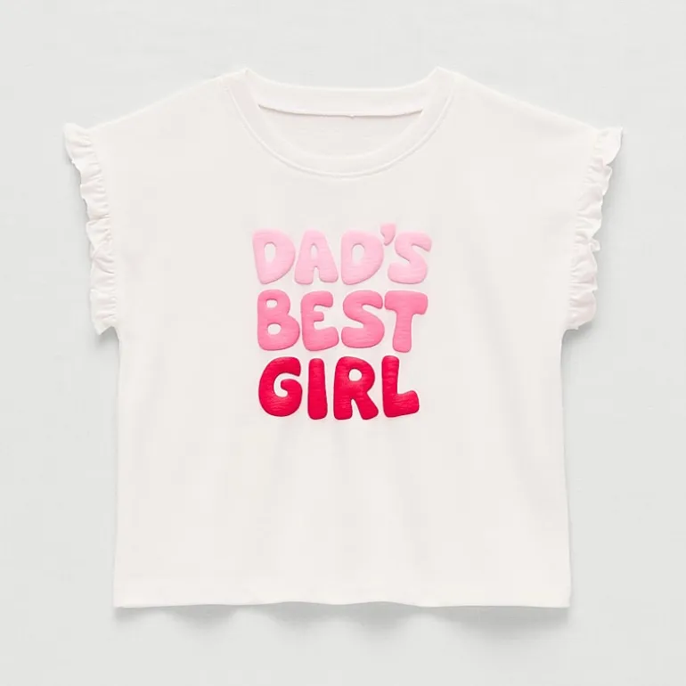 Okie Dokie Toddler & Little Girls Crew Neck Sleeveless Regular Fit Graphic T-Shirt