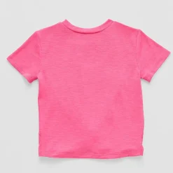 Okie Dokie Toddler & Little Girls Round Neck Short Sleeve T-Shirt