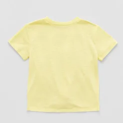 Okie Dokie Toddler & Little Girls Round Neck Short Sleeve T-Shirt