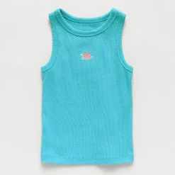 Okie Dokie Toddler & Little Girls Round Neck Sleeveless Tank Top