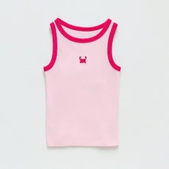 Okie Dokie Toddler & Little Girls Round Neck Sleeveless Tank Top