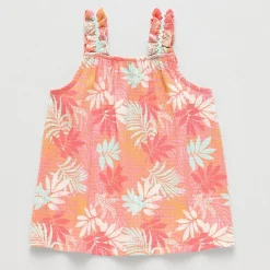 Okie Dokie Toddler & Little Girls Square Neck Sleeveless Tank Top