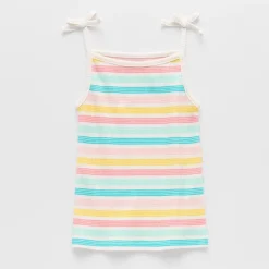 Okie Dokie Toddler & Little Girls Straight Neck Sleeveless Tank Top