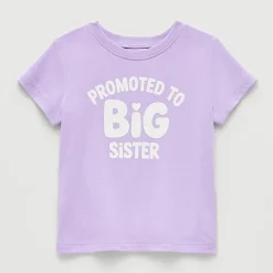 Okie Dokie Toddler & Little Girls Round Neck Short Sleeve Regular Fit Graphic T-Shirt