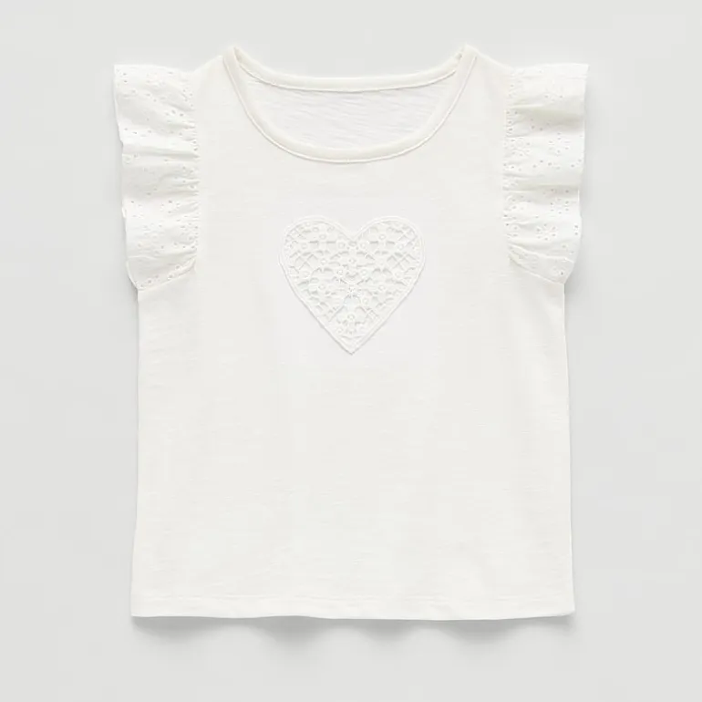 Okie Dokie Toddler & Little Girls Round Neck Sleeveless T-Shirt