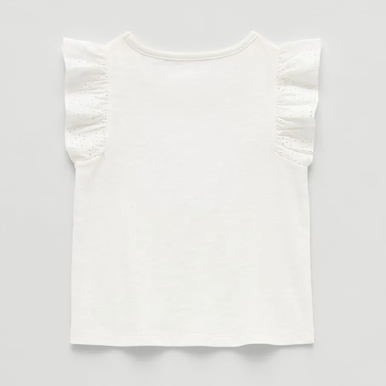 Okie Dokie Toddler & Little Girls Round Neck Sleeveless T-Shirt