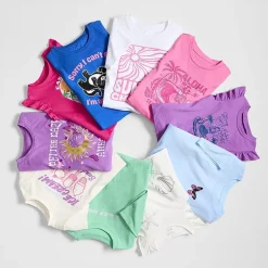Okie Dokie Toddler & Little Girls Round Neck Sleeveless Tank Top
