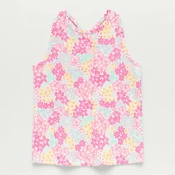 Okie Dokie Toddler & Little Girls Crew Neck Sleeveless Tank Top