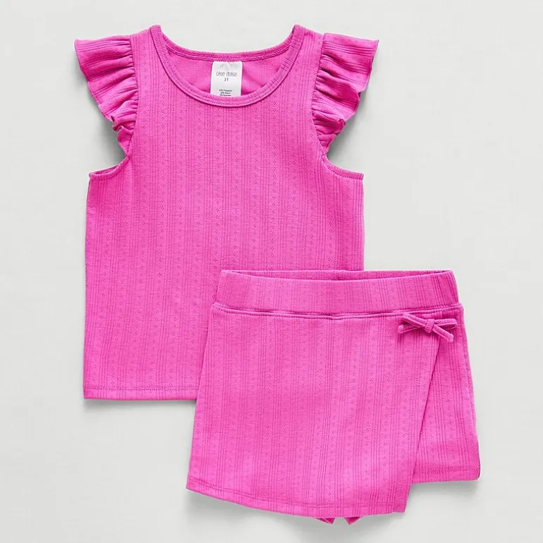 Okie Dokie Toddler & Little Girls 2-pc. Skort Set