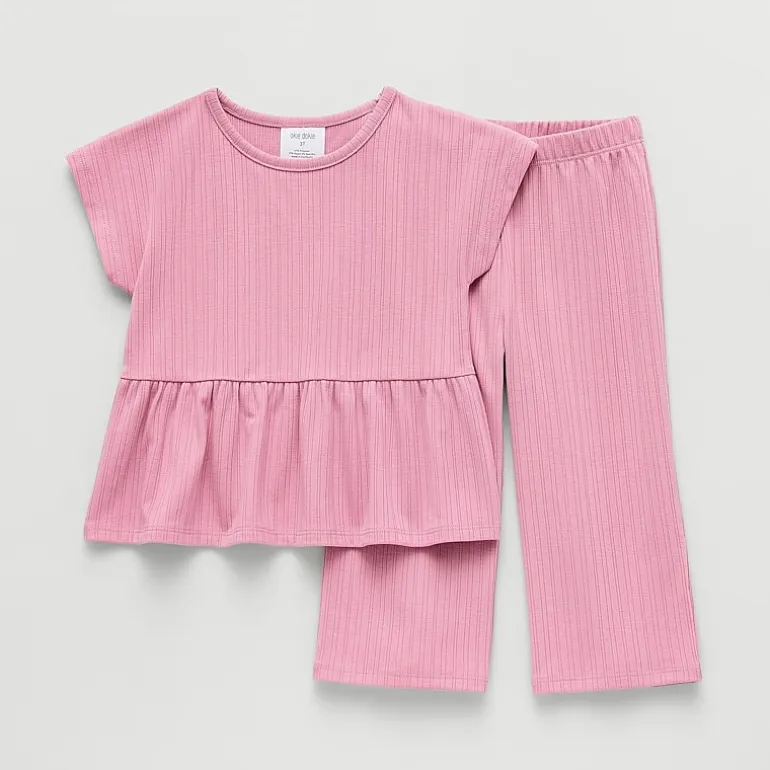 Okie Dokie Toddler & Little Girls 2-pc. Pant Set