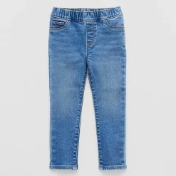 Okie Dokie Toddler & Little Girls Adjustable Waist Stretch Fabric Jegging