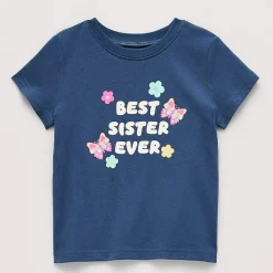Okie Dokie Toddler & Little Girls Round Neck Short Sleeve Regular Fit Graphic T-Shirt